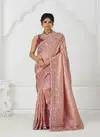 Kf 101 Pink Pure Dola Viscouse Silk Saree Wholesale Market Surat